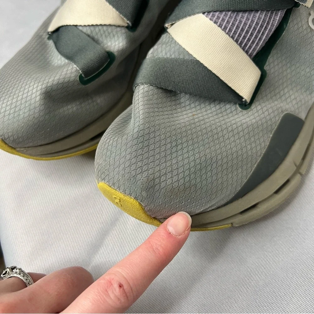 On Cloud Women’s Size 11 Tennis Shoes Cloud Nova Wrap Grey Lavender Sneaker Gym - Picture 10 of 11